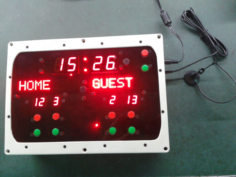 Table Tennis Scoreboard - Papan Skor Digital Elektronik Nirkabel Jarak