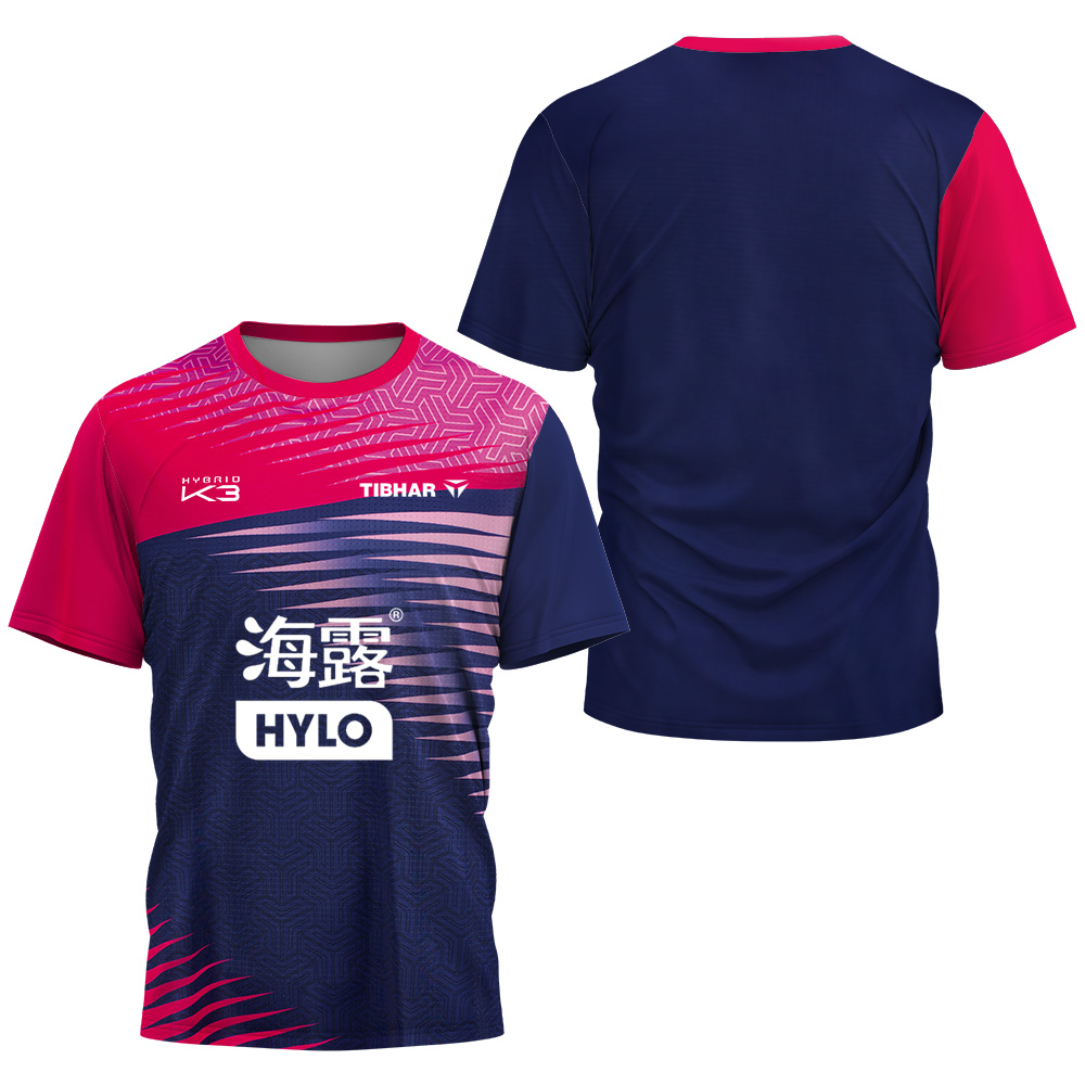 Table Tennis Outfit - Felix Lebrun Kaus Pria Bernapas Cepat