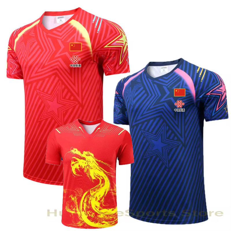 Table Tennis Outfit - Kaus celana pendek Tim Tiongkok baru