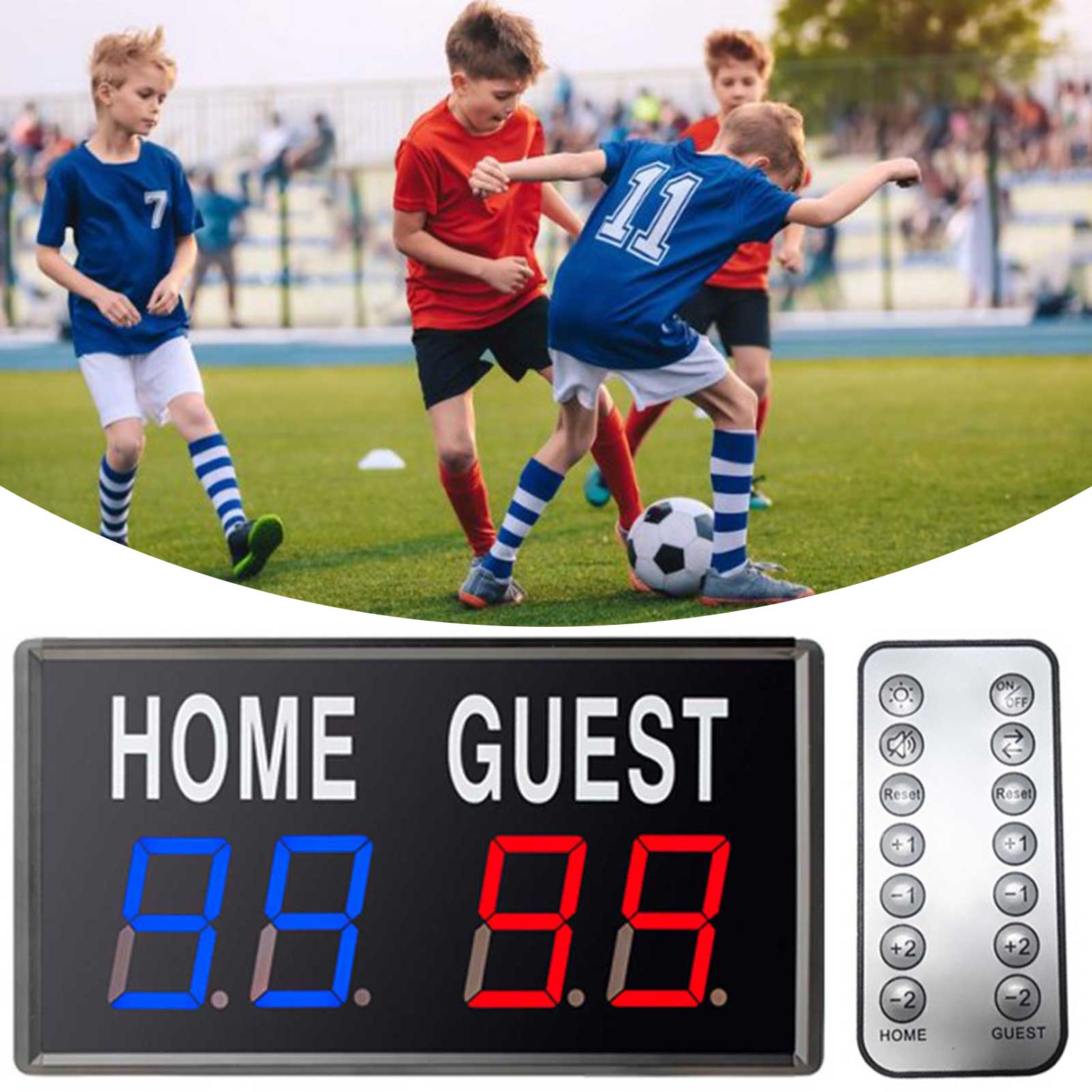 Table Tennis Scoreboard - Papan Skor Penjaga Skor Elektronik LED
