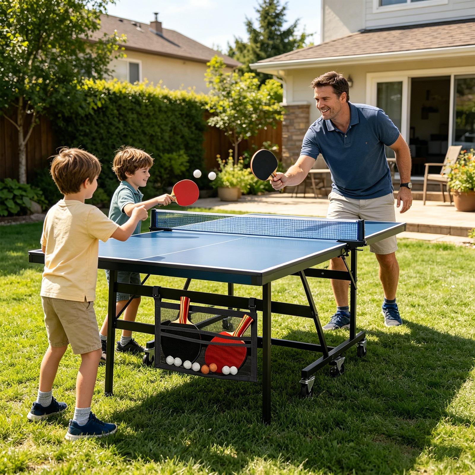 Table Tennis Youth - Kotak Raket Tenis Meja Tanpa Bor,
