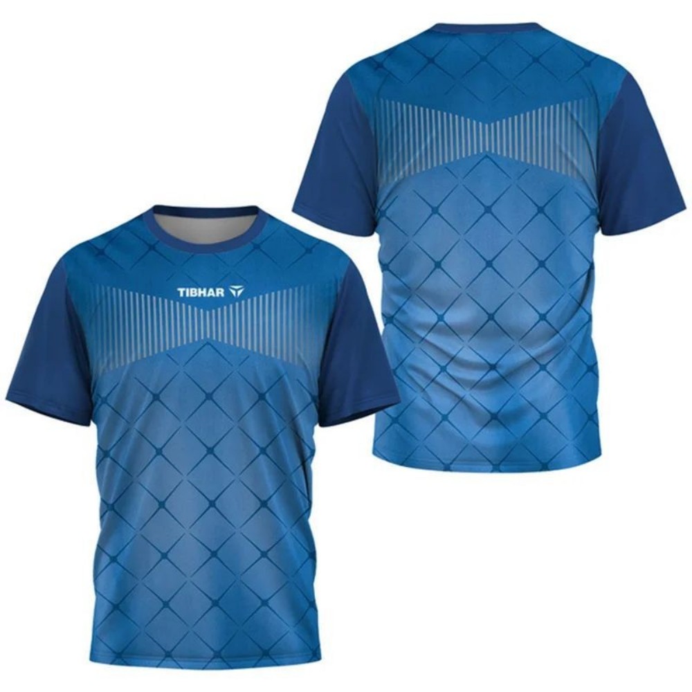 Table Tennis Outfit - Kaus Tenis Pria Lengan Pendek Tenis