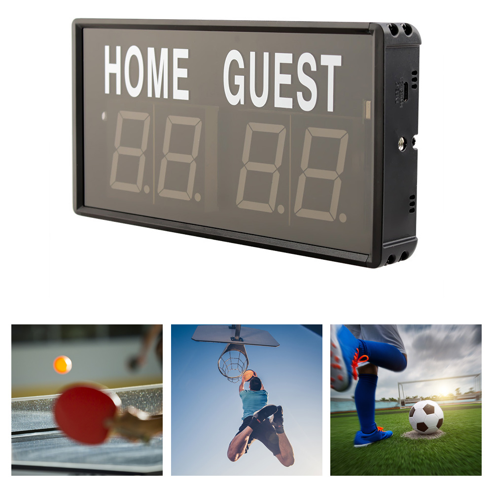 Papan Skor Elektronik LED 4 Di - Table Tennis Scoreboard ulasan dan harga