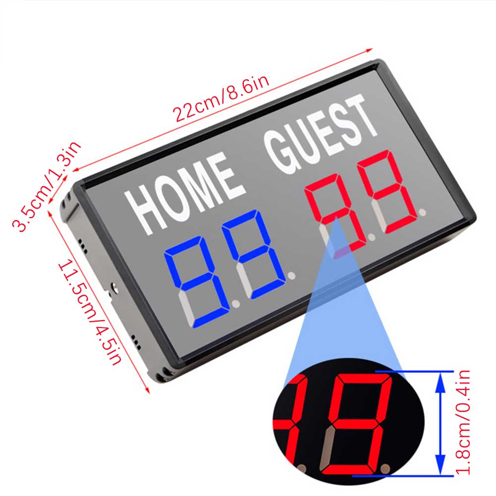 Papan Skor Penjaga Skor Elektr - Table Tennis Scoreboard ulasan dan harga