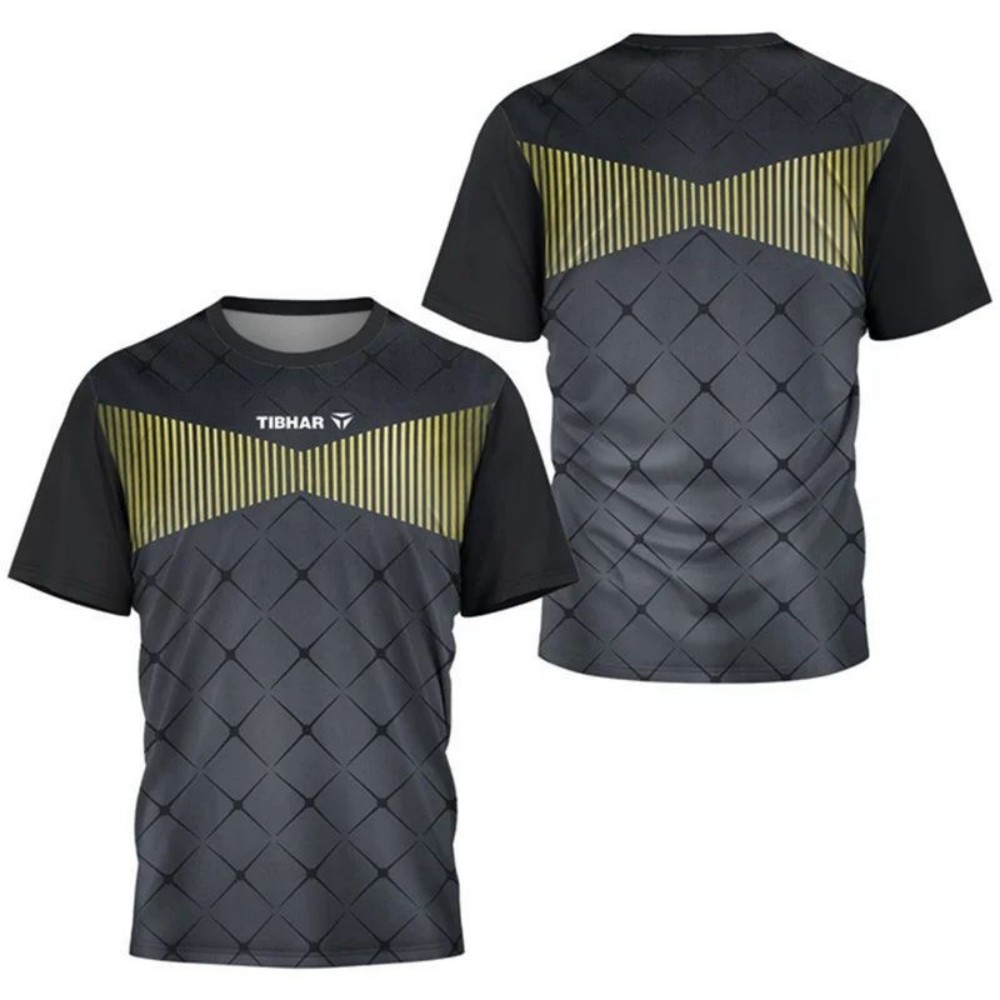 Kaus Tenis Pria Lengan Pendek  - Table Tennis Outfit ulasan dan harga