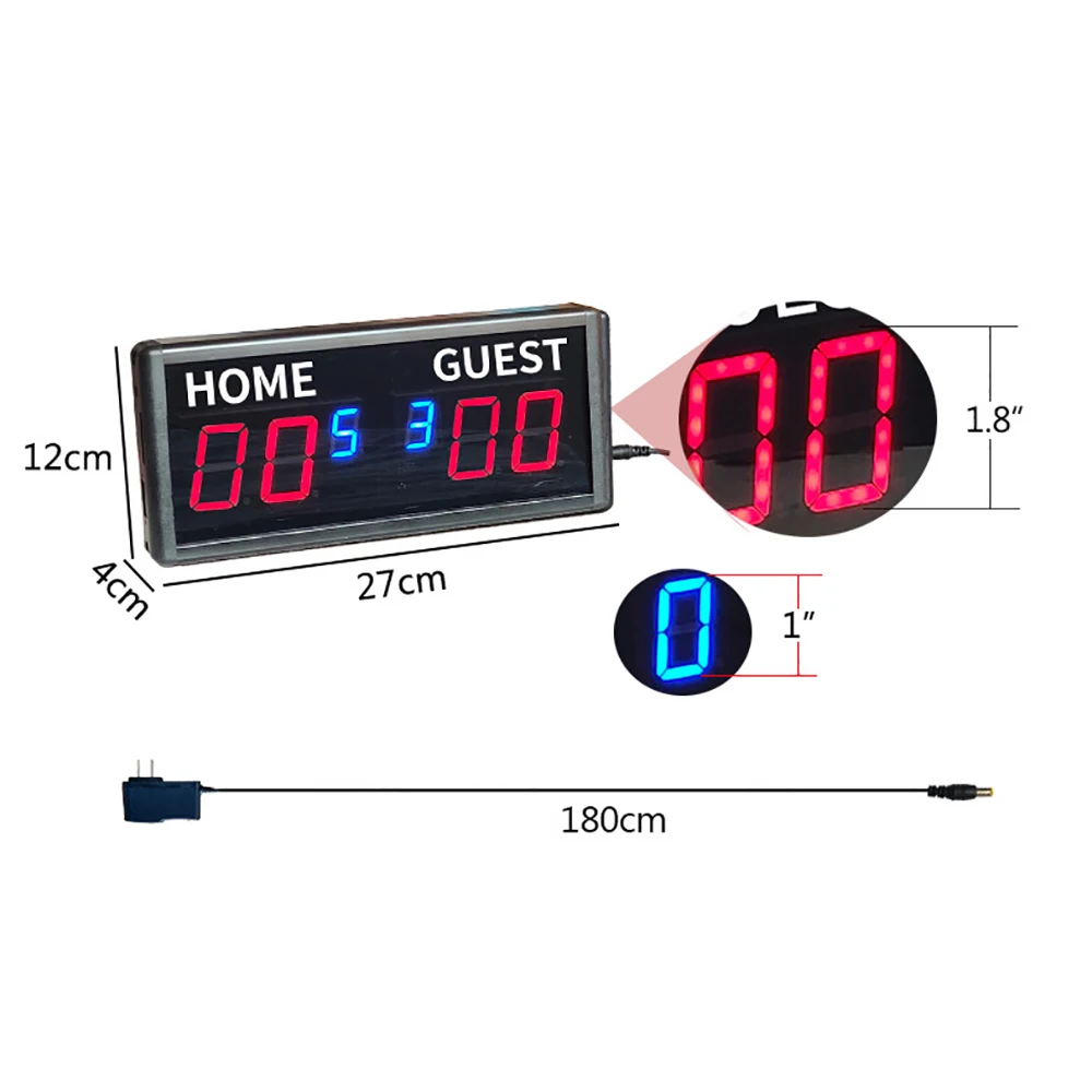 Papan Skor Elektronik 6 digit  - Table Tennis Scoreboard ulasan dan harga