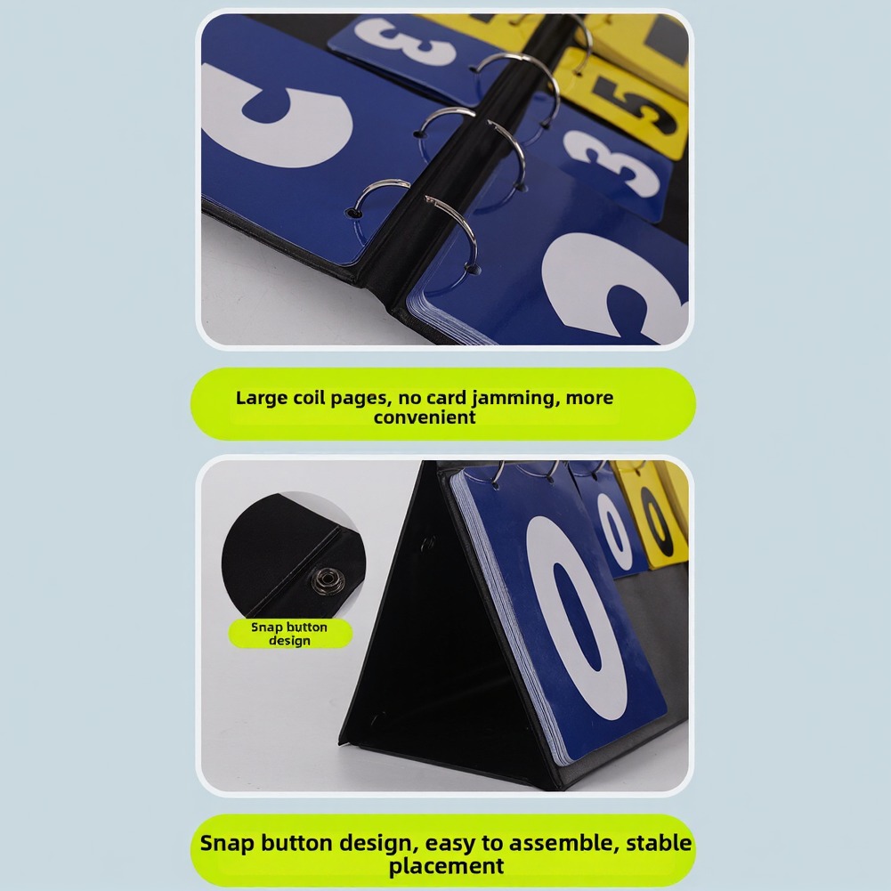 Papan Skor Lipat Hitam Biru Ku - Table Tennis Scoreboard ulasan dan harga