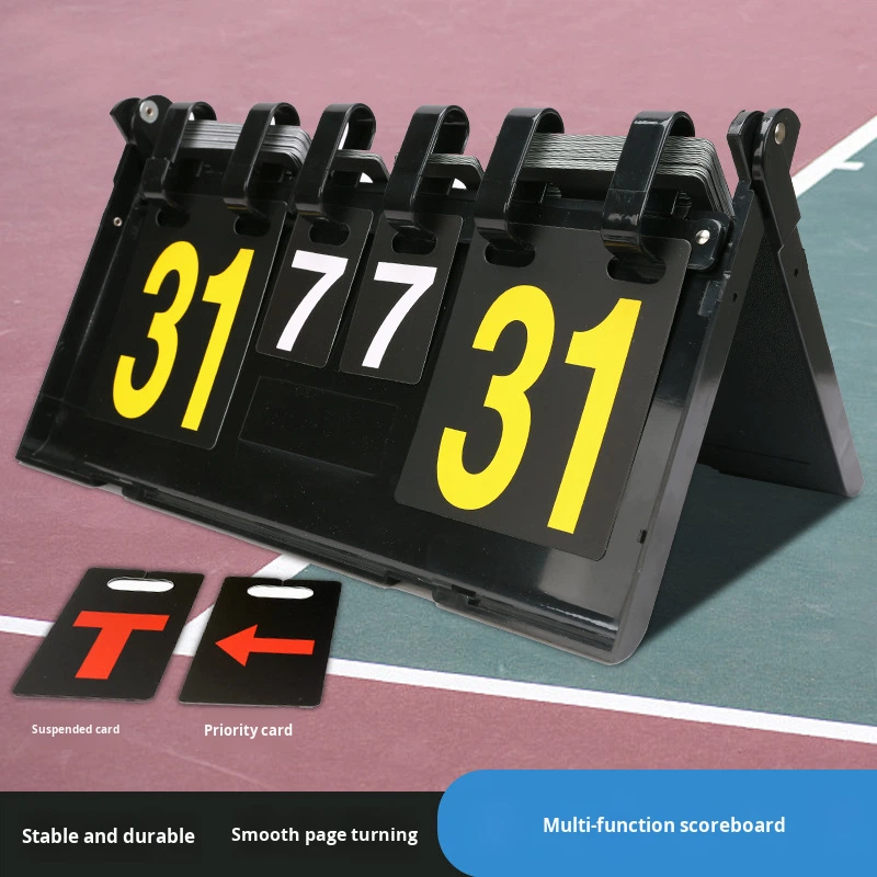 Papan Skor Lipat Dua Sisi deng - Table Tennis Scoreboard ulasan dan harga