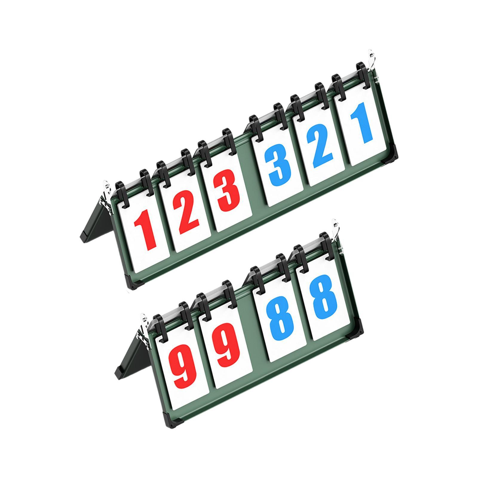 Papan Skor Tim Flip Portabel,  - Table Tennis Scoreboard ulasan dan harga