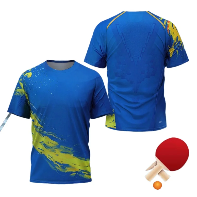 Kaus Grafis Tenis Meja CHINA D - Table Tennis Outfit ulasan dan harga